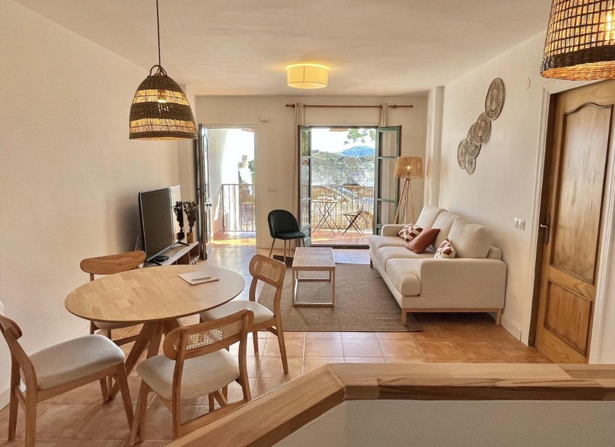 Casa La Aguanosa Con Piscina Y Vistas Al Mar Leilighet Frigiliana Eksteriør bilde